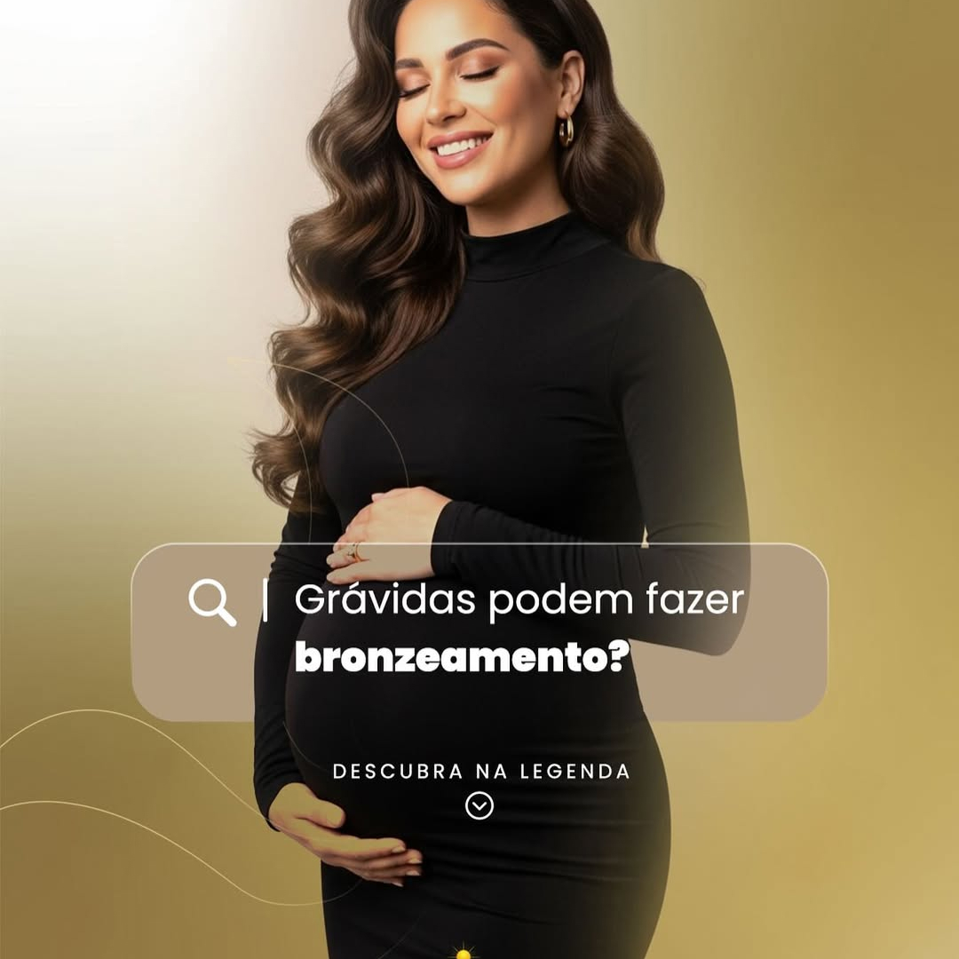 Gravidez e bronze-fique linda e bronzeada nesse momento