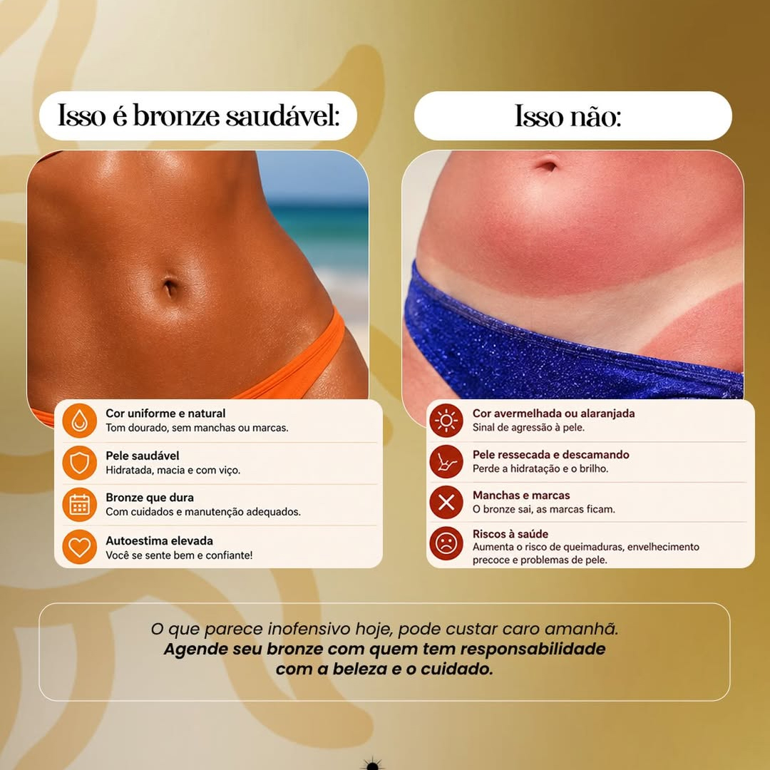 O Padrão Ouro em Estética Corporal-Luminosidade e a Marquinha de Bronze Perfeita