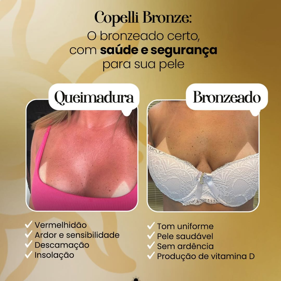 Bronzeado com saúde-e segurança