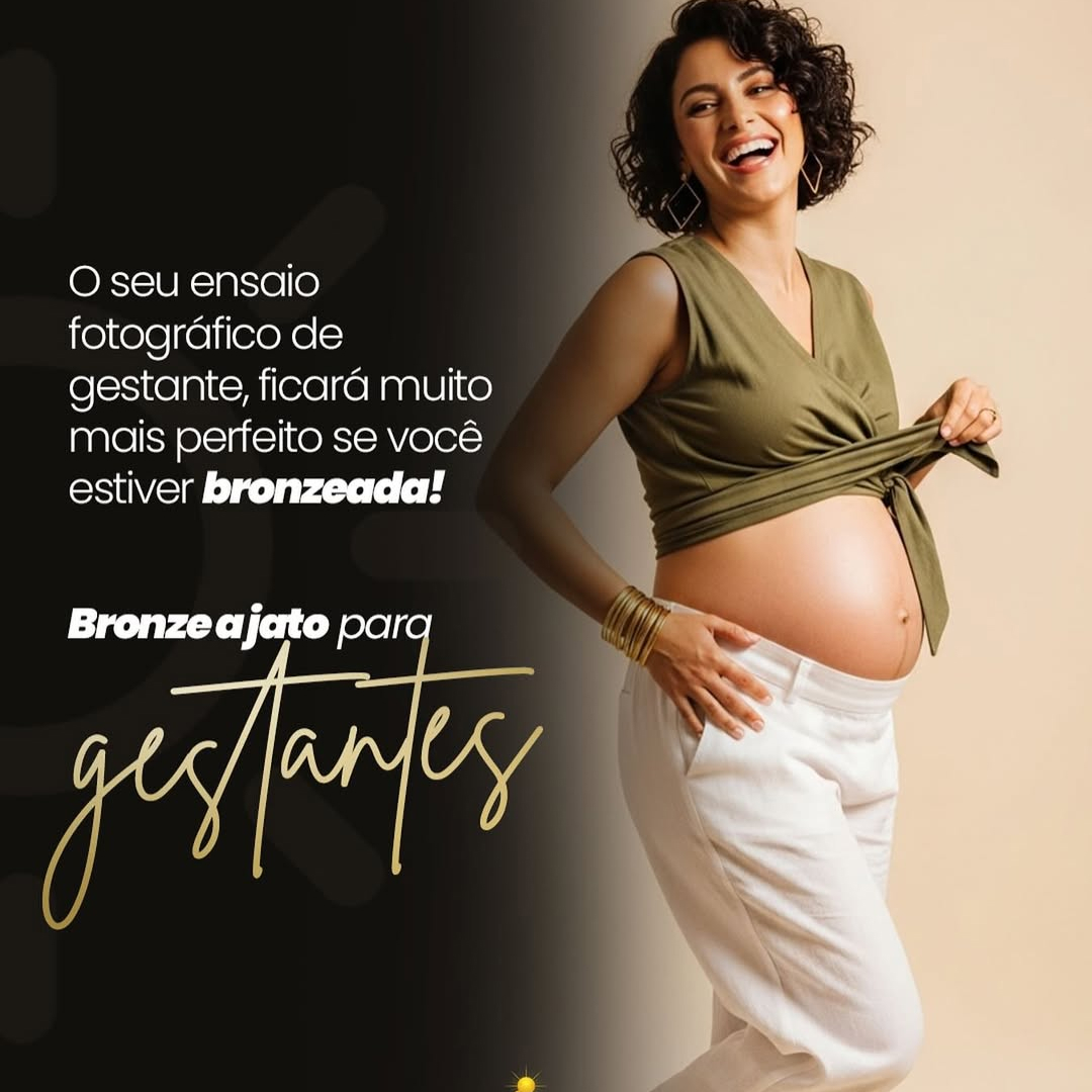 Bronze a jato para gestantes-Totalmente seguro